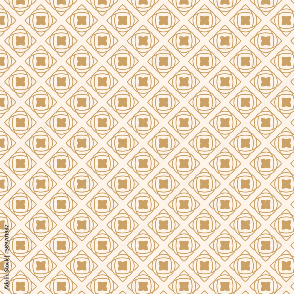 Gold Luxury seamless pattern on a white background vector design
