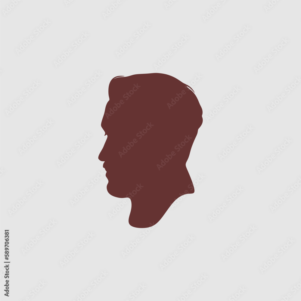people head silhouette art vector