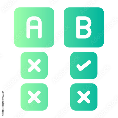 compare gradient icon