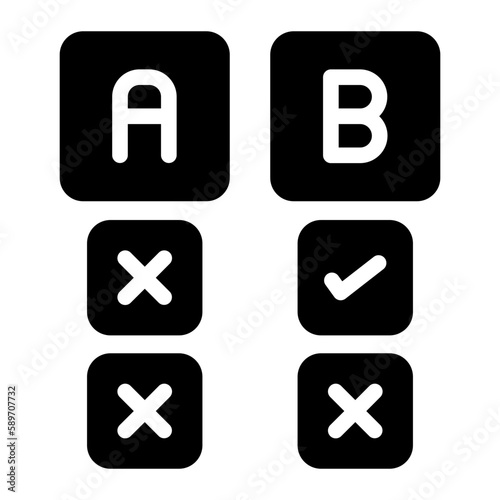 compare glyph icon