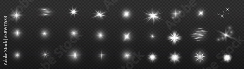 Light exclusive use lens flash light effect big collection realistic white scene illumination