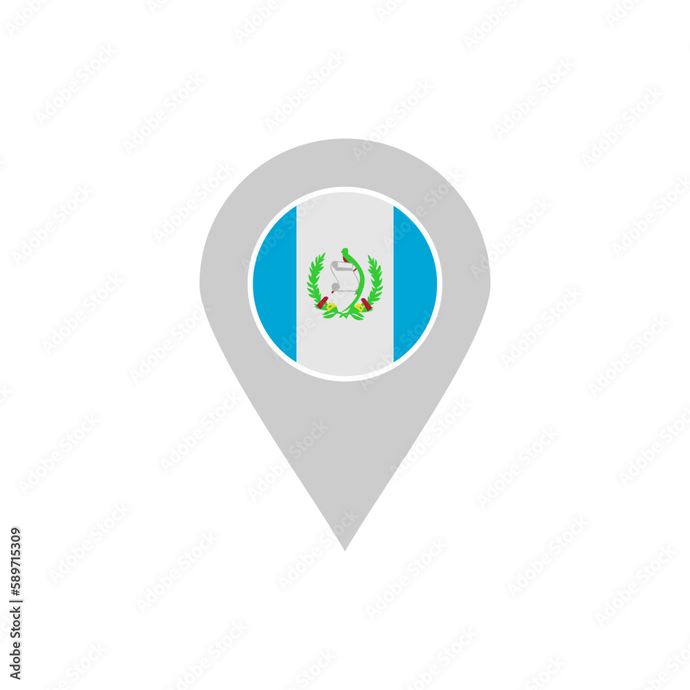 Guatemala flags icon set, Guatemala independence day icon set vector sign symbol Guatemala flags icon set, Guatemala independence day icon set vector sign symbol