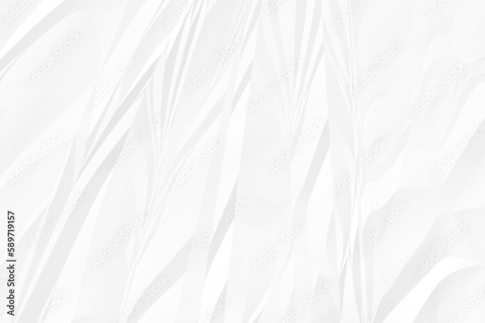 crumpled white paper background close up