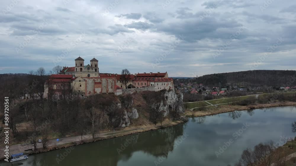 Monastery buildings in Tyniec, Krakow, Poland. Monastery buildings in Tyniec, Krakow, Poland.
