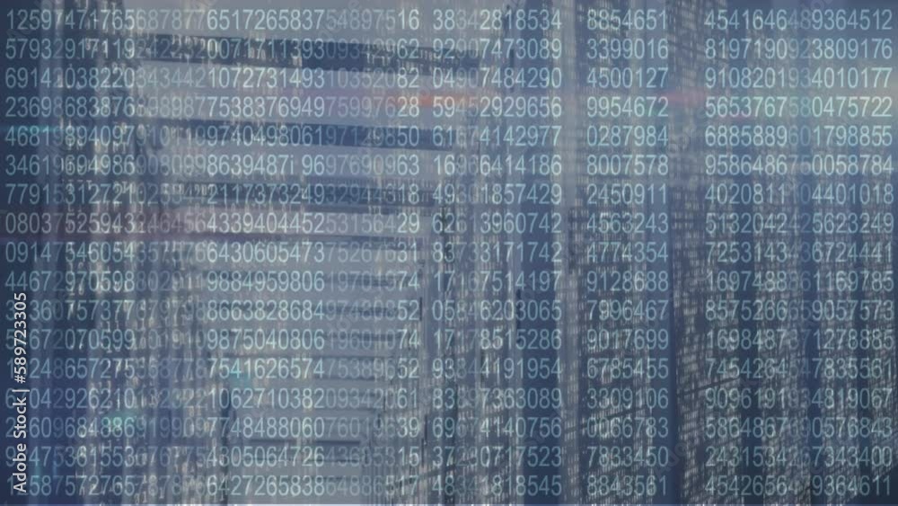 Animation of data processing over computer servers