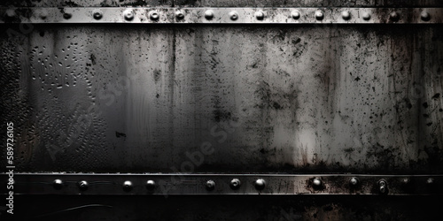 Steel metal sheet texture background, generated AI, generated, AI