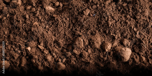 Soil dirt Earth ground mud clay background close-up, generated AI, generated, AI