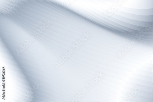 Silver gray wavy line texture texture background 3D rendering.