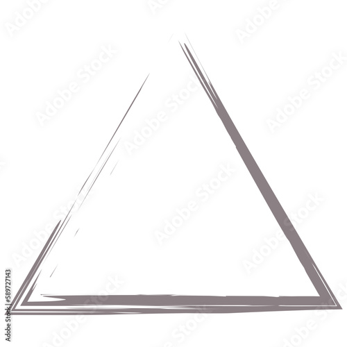 Triangle Brush Stroke Line