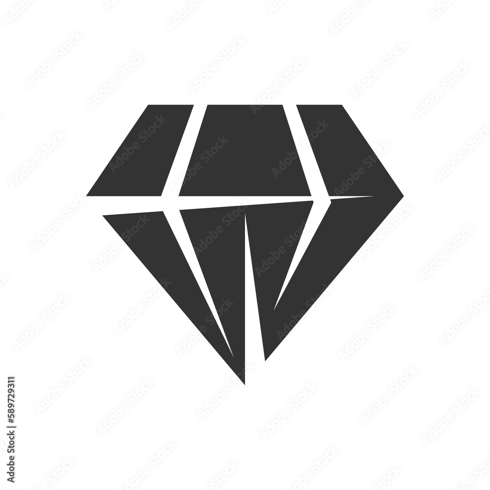 diamond logo template. Icon Illustration Brand Identity. Isolated and flat illustration. Vector graphic