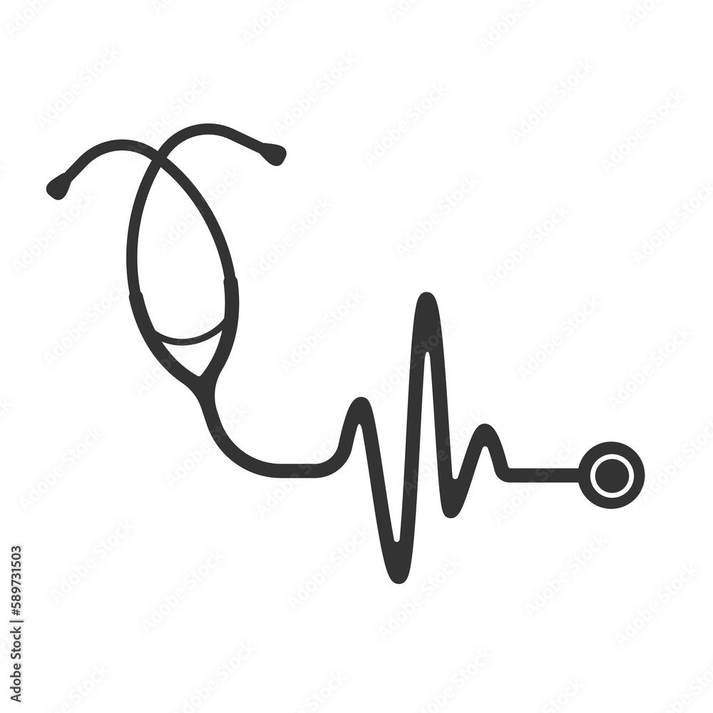 medical stethoscope of nurse and doctor to examine the patient's body medical stethoscope of nurse and doctor to examine the patient's body