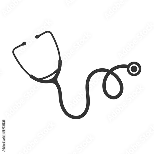 medical stethoscope of nurse and doctor to examine the patient's body