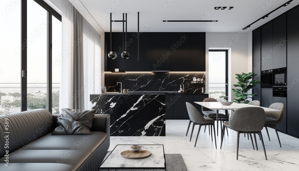 Fototapeta premium modern living room