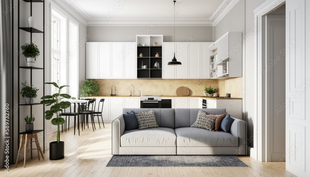 Fototapeta premium modern living room