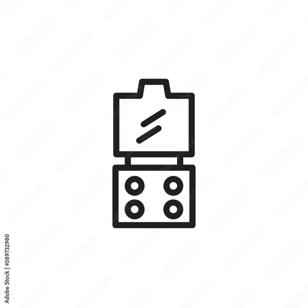 Makeup Cosmetics Eyeshadows Outline Icon