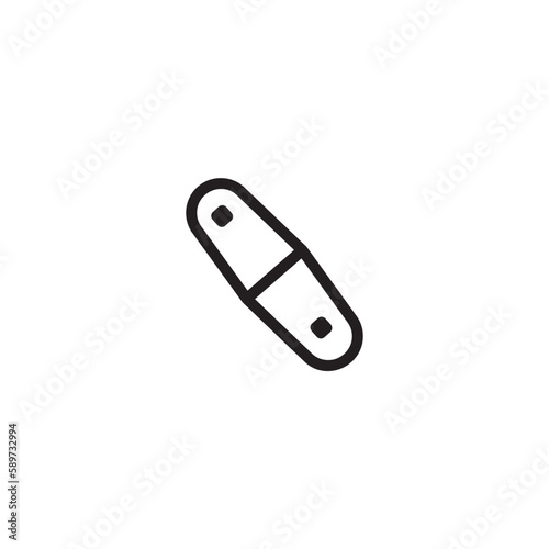 Nail Beauty Shaper Outline Icon