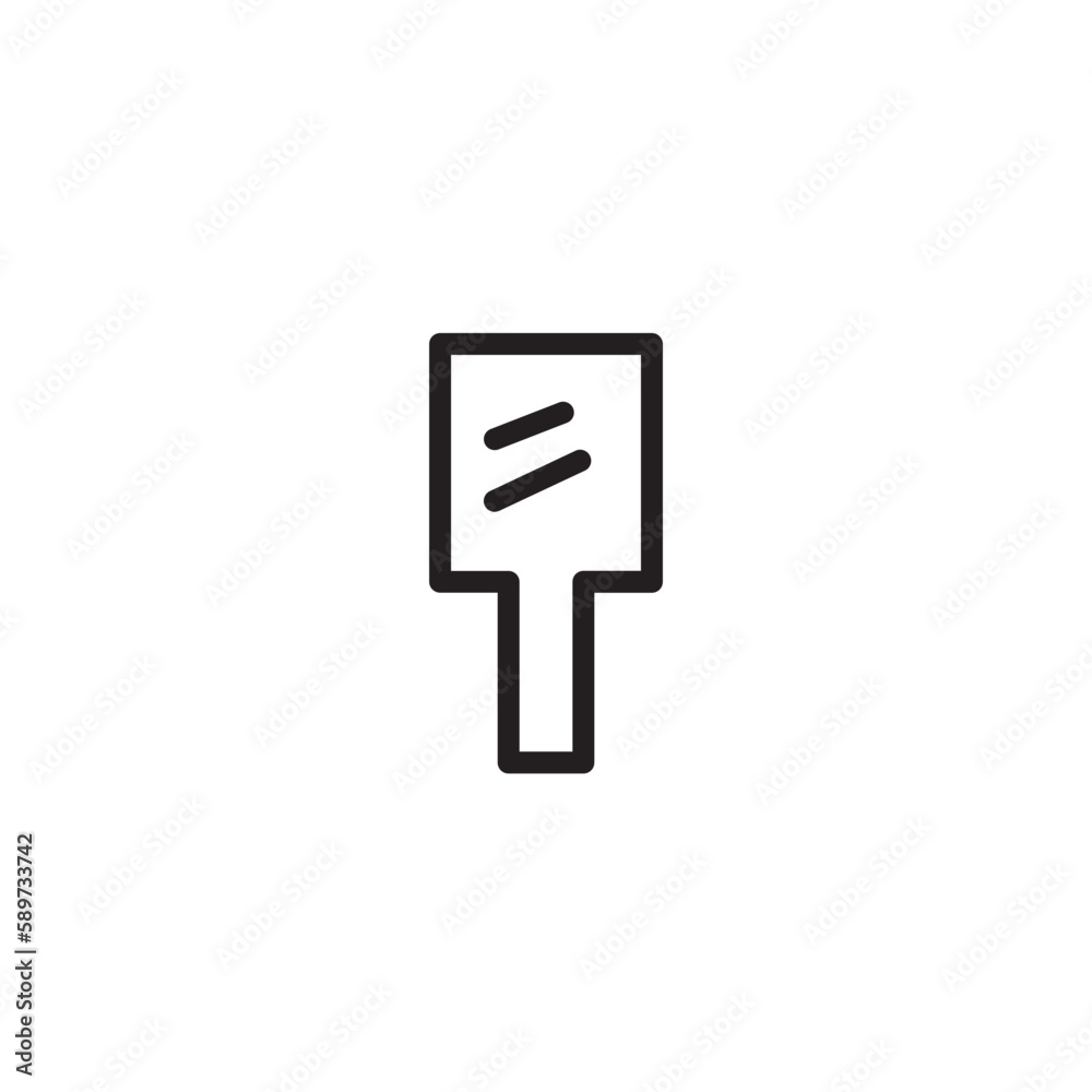 Mirror Beauty Reflect Outline Icon Mirror Beauty Reflect Outline Icon