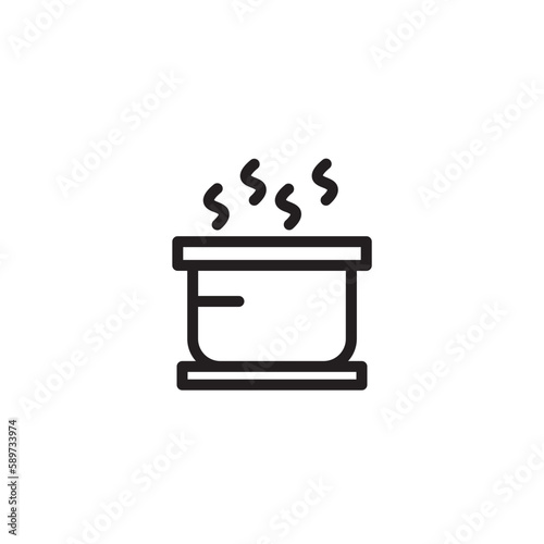 Spa Jacuzzi Vector Outline Icon
