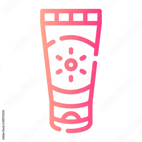 sunscreen gradient icon