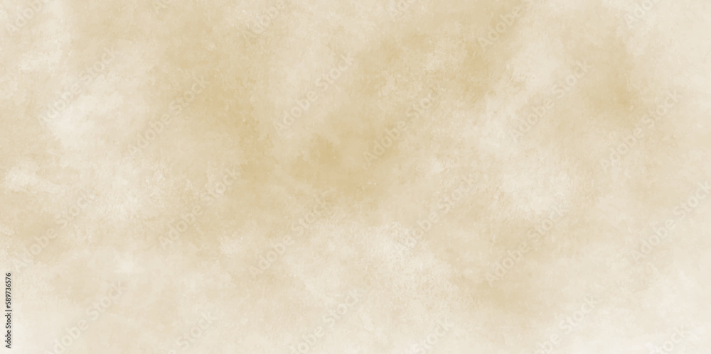 Brown watercolour background, Watercolour painting soft textured on wet white paper background, Abstract brown watercolor illustration banner, wallpaper