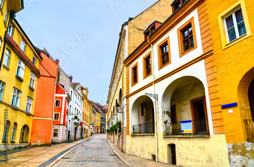Architecture of the old town of Goerlitz in Germany photo