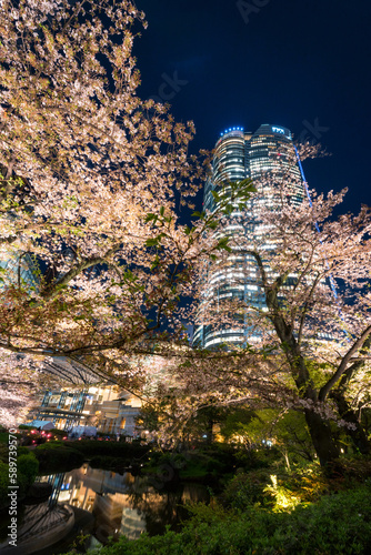 Roppongi Hills in spring. photo