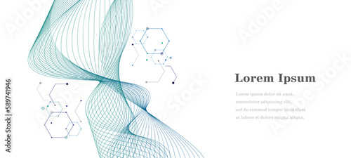 幾何学 抽象 遺伝子 科学 背景 透過