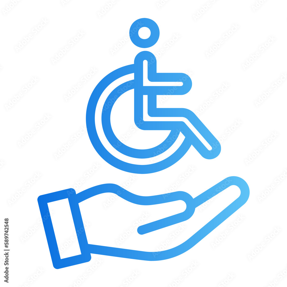 support gradient icon support gradient icon