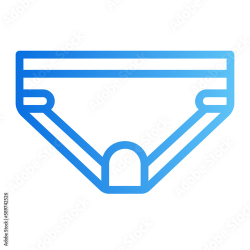 diaper gradient icon