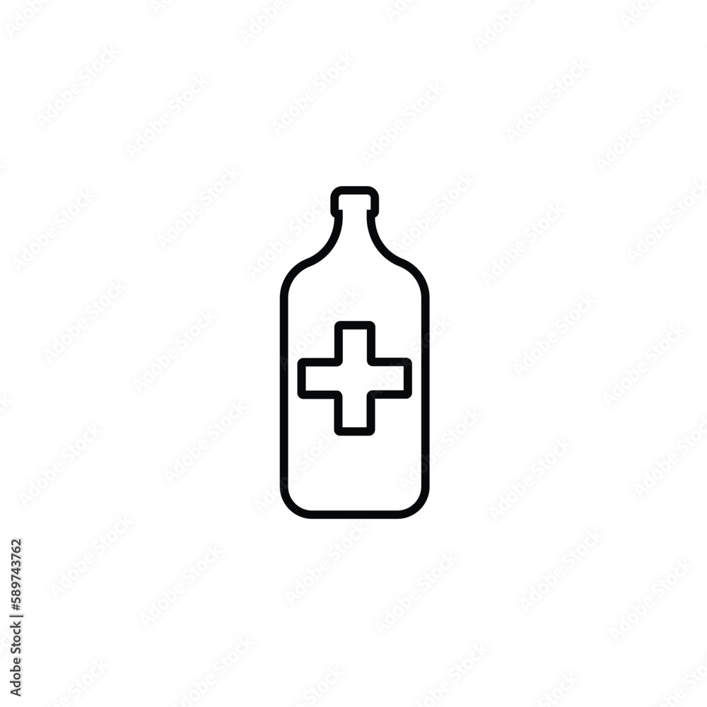 bottle logo drink isolated element menu bottle logo drink isolated element menu