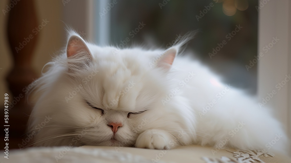 Sleeping Persian Purrfectly