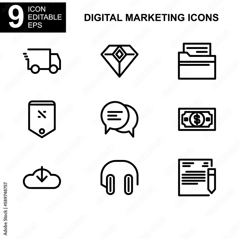 digital marketing icon or logo isolated sign symbol vector illustration - Collection of high quality black style vector icons
digital marketing icon or logo isolated sign symbol vector illustration - Collection of high quality black style vector icons