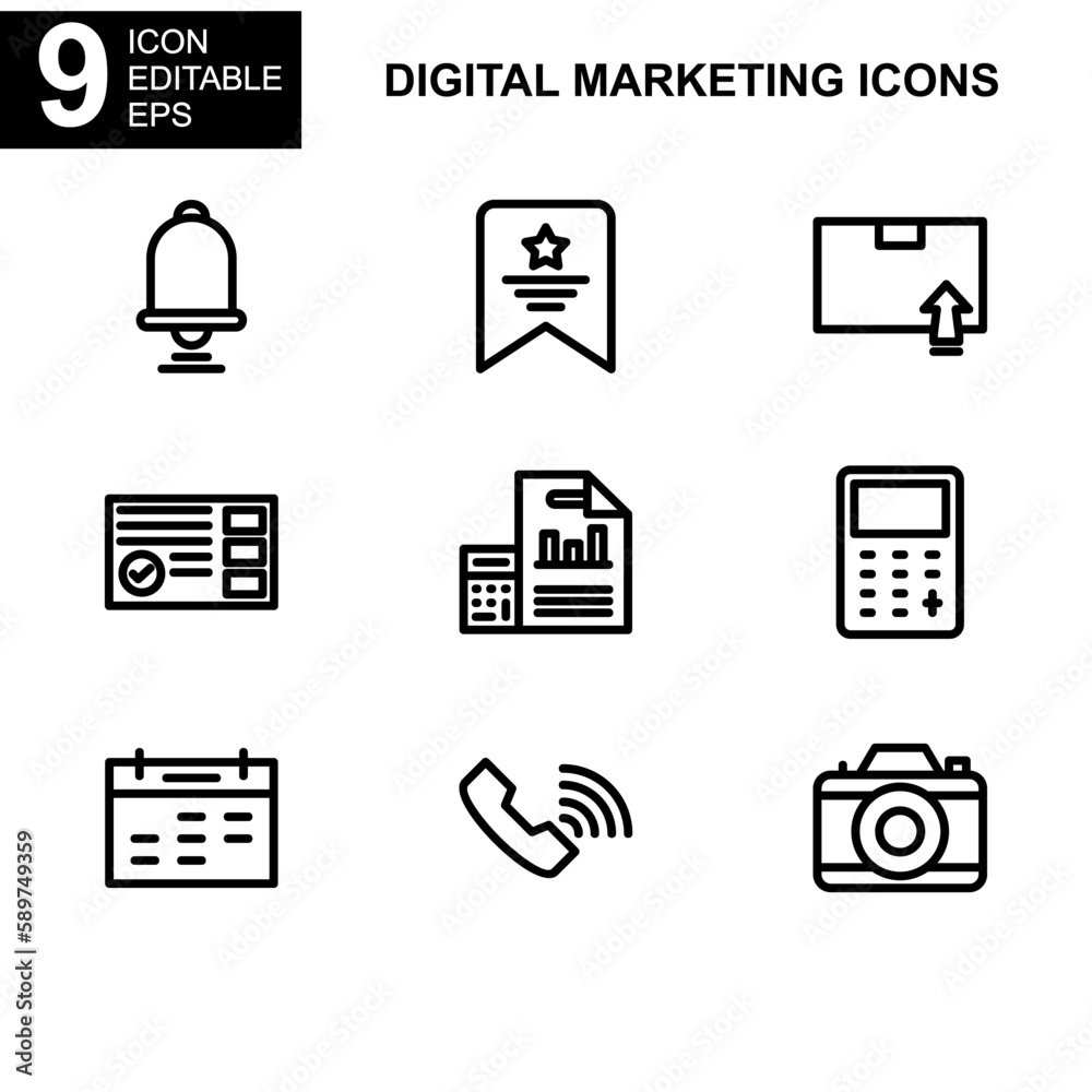 digital marketing icon or logo isolated sign symbol vector illustration - Collection of high quality black style vector icons
digital marketing icon or logo isolated sign symbol vector illustration - Collection of high quality black style vector icons
