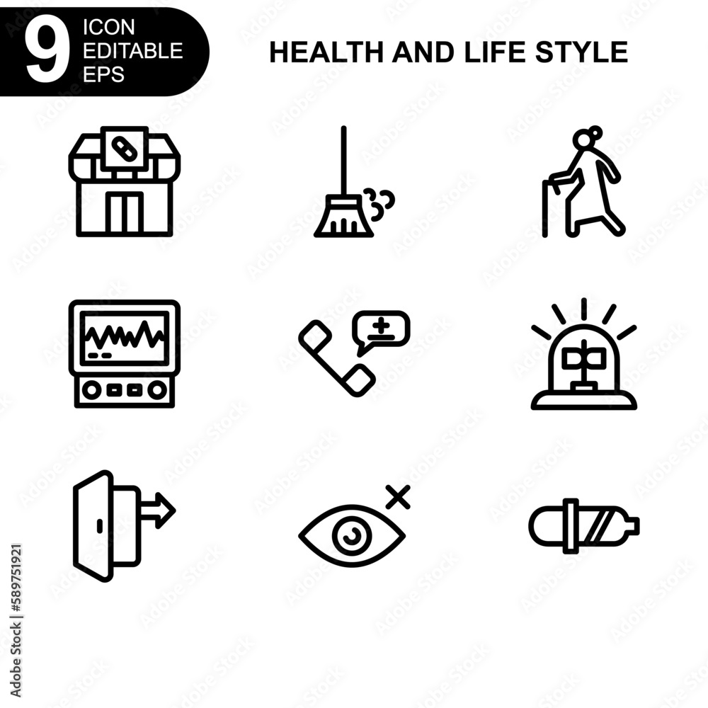 health and life style icon or logo isolated sign symbol vector illustration - Collection of high quality black style vector icons 
