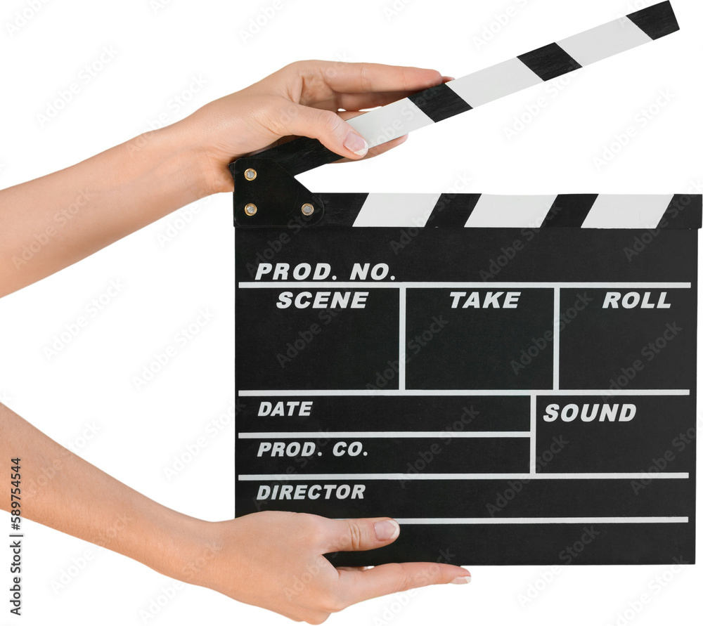 Obraz premium Movie Clapper