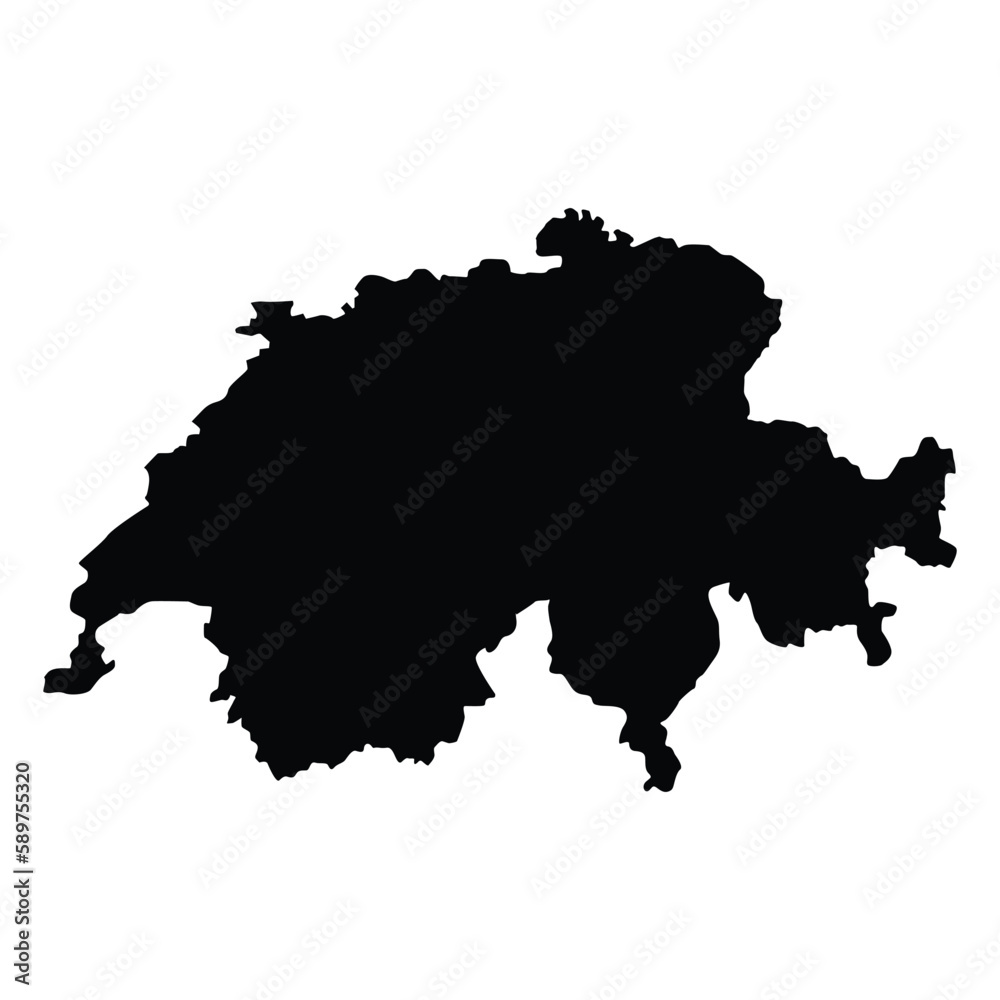 switzerland map icon vektor