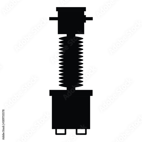 high voltage electrical transformer icon