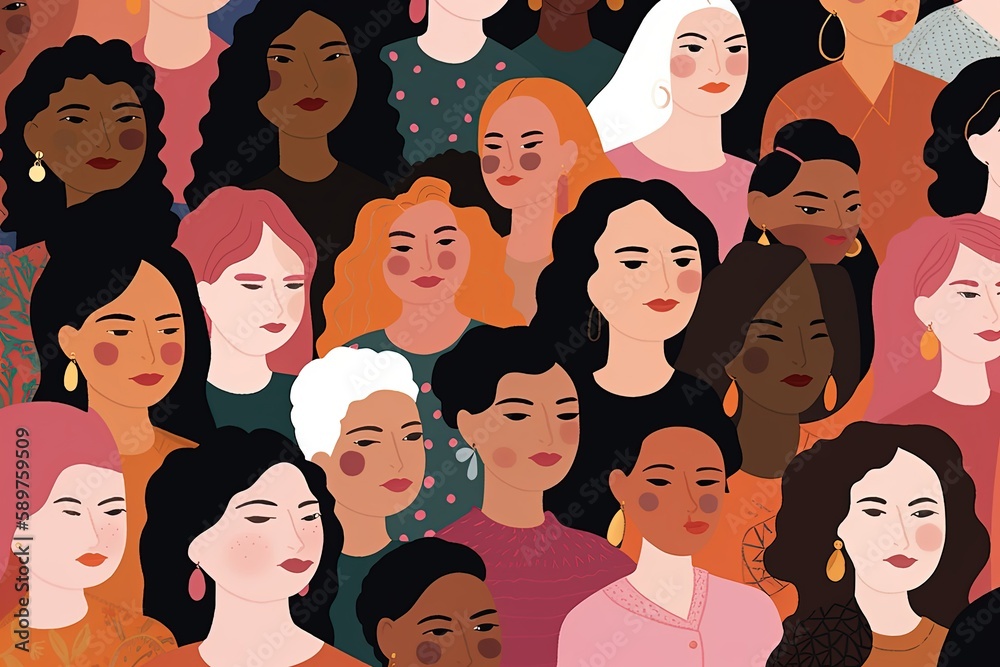 International Women's Day-inspired imagery featuring women of diverse backgrounds and ages | Generative AI International Women's Day-inspired imagery featuring women of diverse backgrounds and ages | Generative AI