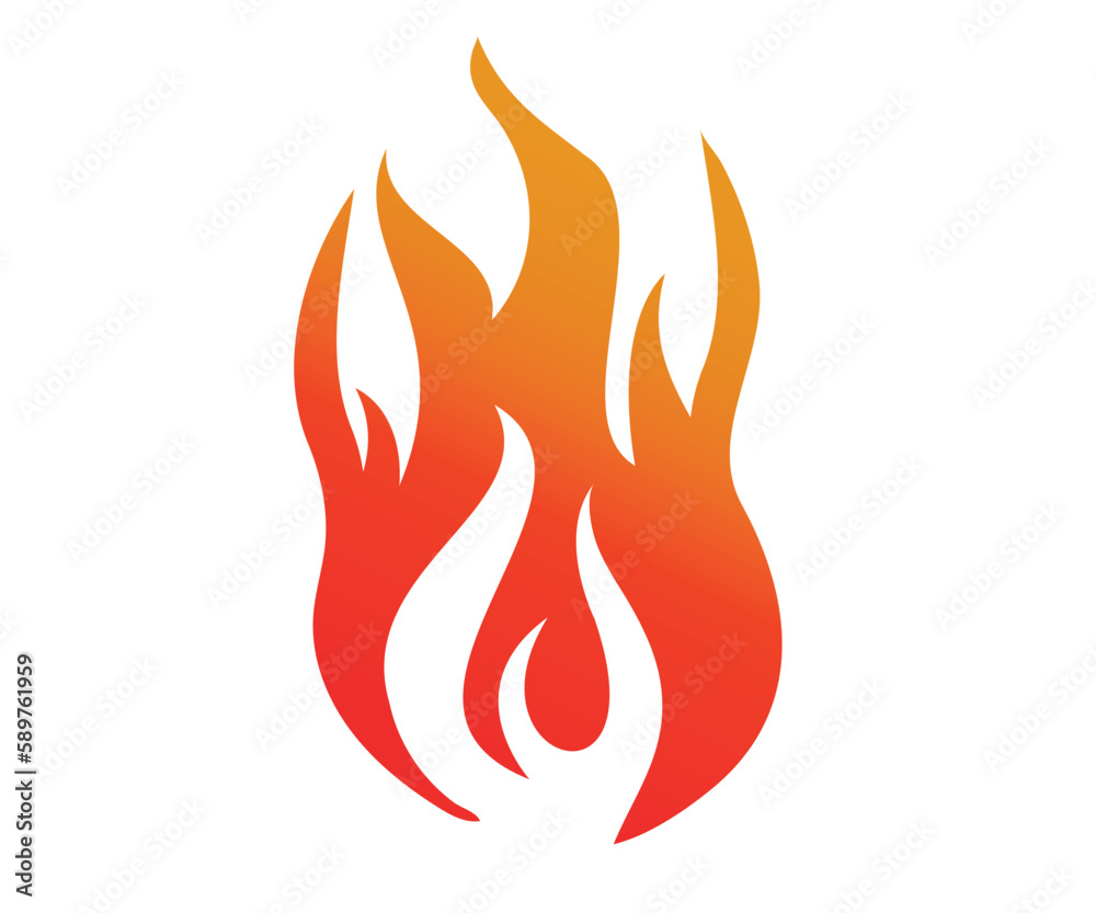 fire icon design vector template