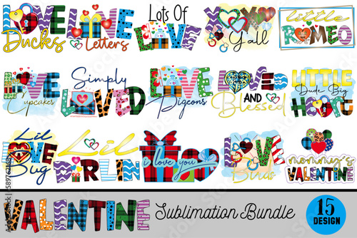  Valentine Day Sublimation Bundle