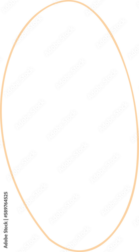 Abstract Organic Shape Outline