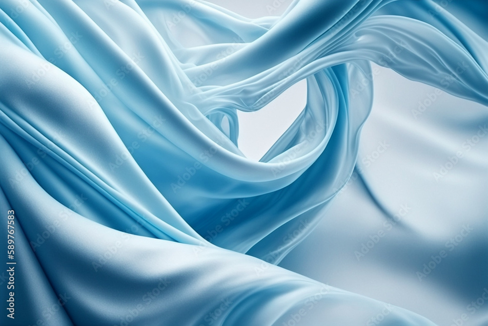 Elegant fashion flying satin silk cloth design for product display. Illustration Elegant fashion flying satin silk cloth design for product display. Illustration