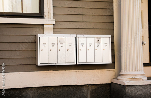A mailbox in front of a home is a symbol of communication, connection, and community. It represents the exchange of ideas, information, and goods between individuals and groups