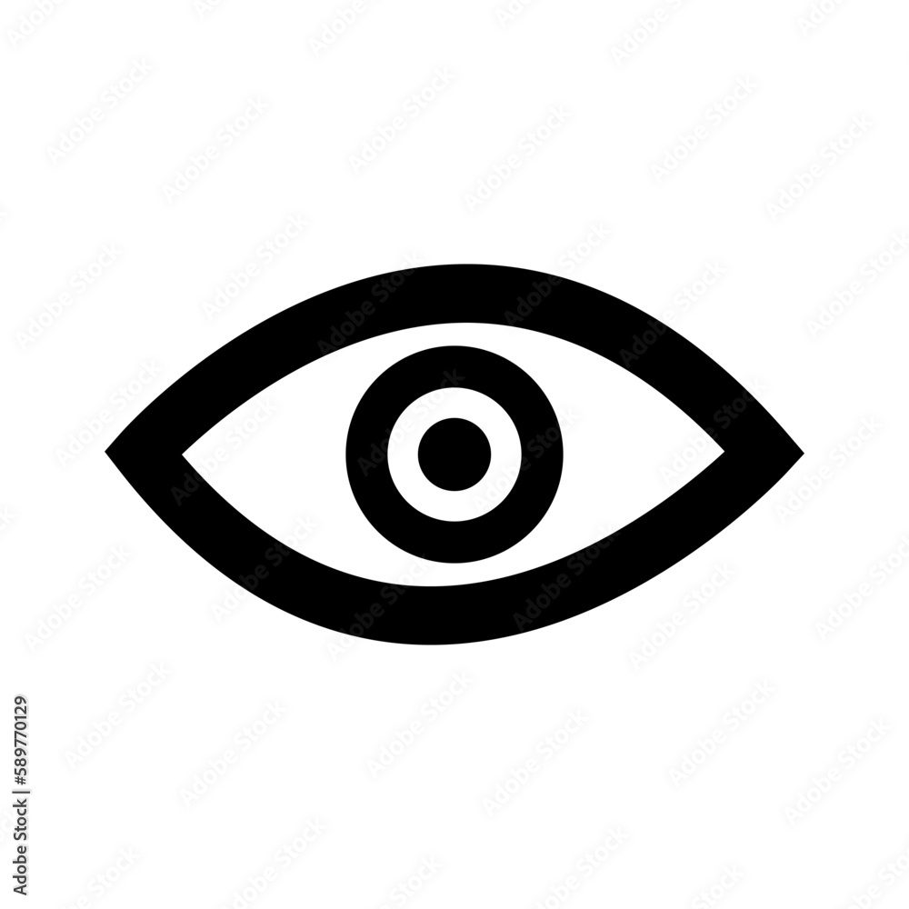 Eye icon design template vector Eye icon design template vector