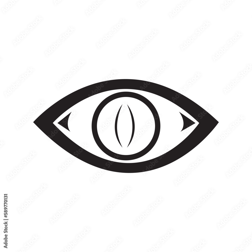 Eye icon design template vector Eye icon design template vector