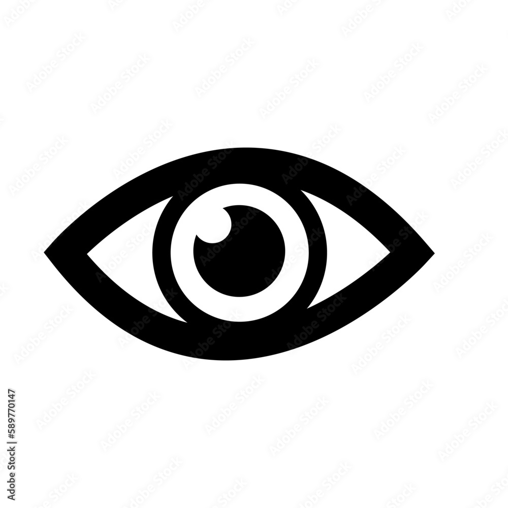 Eye icon design template vector