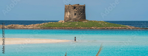 La Pelosa beach, Stintino, Sassari province, Sardinia	