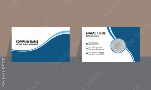 Double Sided Business Card Design Template, Business Card Template, Creative Business Card Layout,