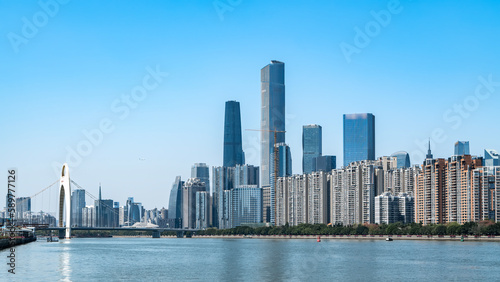Guangzhou modern urban architectural landscape © 昊 周