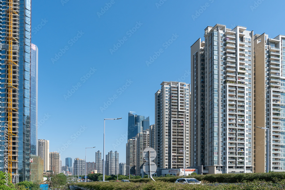 Guangzhou modern urban architectural landscape Guangzhou modern urban architectural landscape